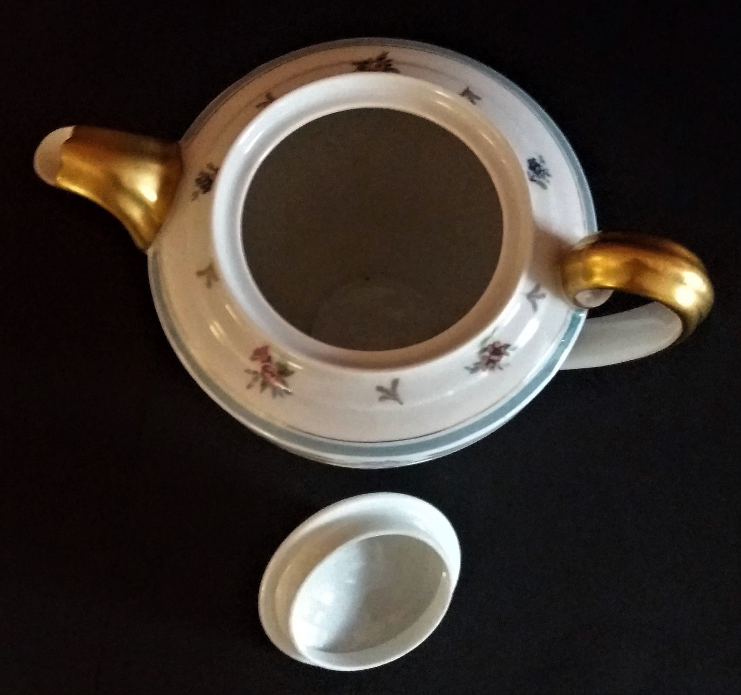 Porcelain coffee service of Limoges France era Art Deco