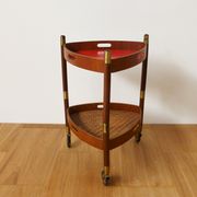 Serving trolley in Teak, Italy, 1950s