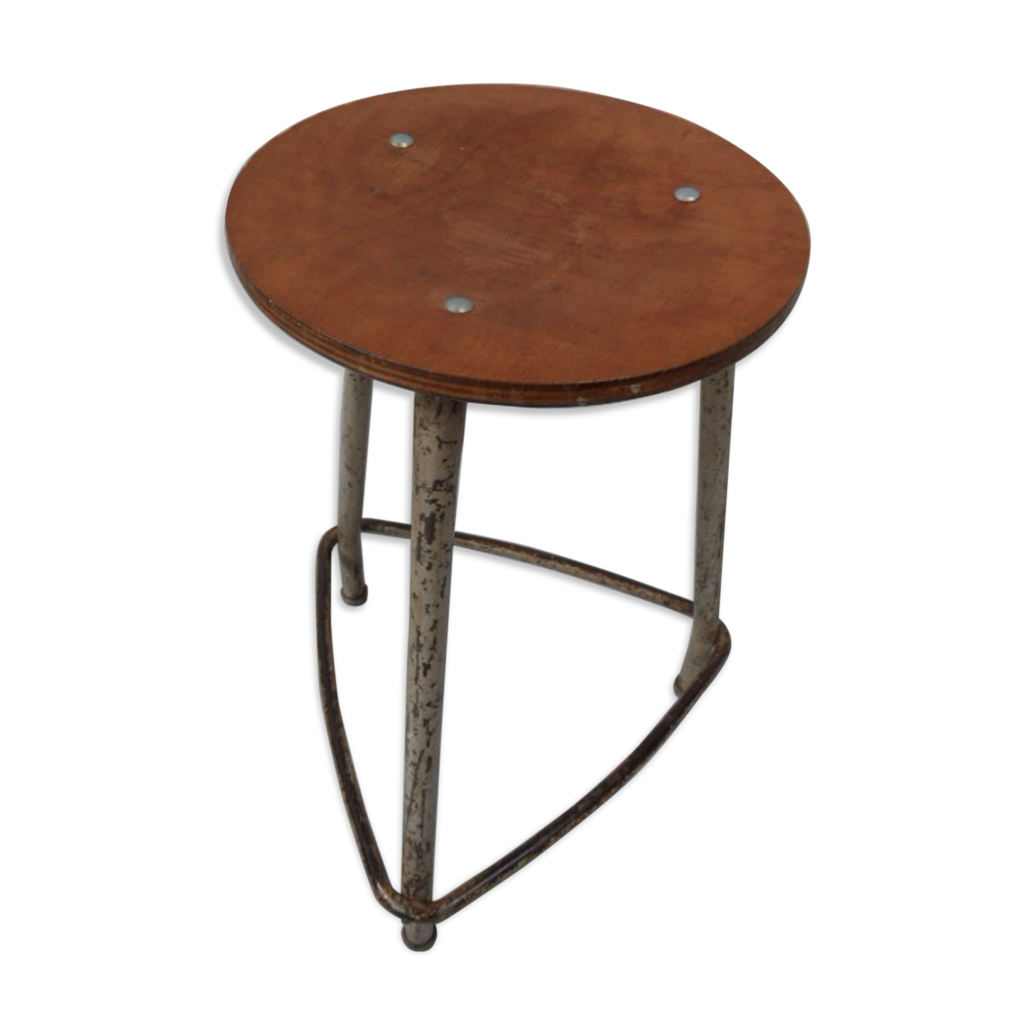 Tabouret métallique industriel