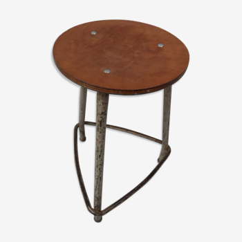 Industrial metal stool