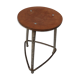 Tabouret métallique industriel