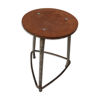 Industrial metal stool