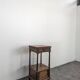 Louis XVI style mahogany bedside table made in Faubourg St Antoine