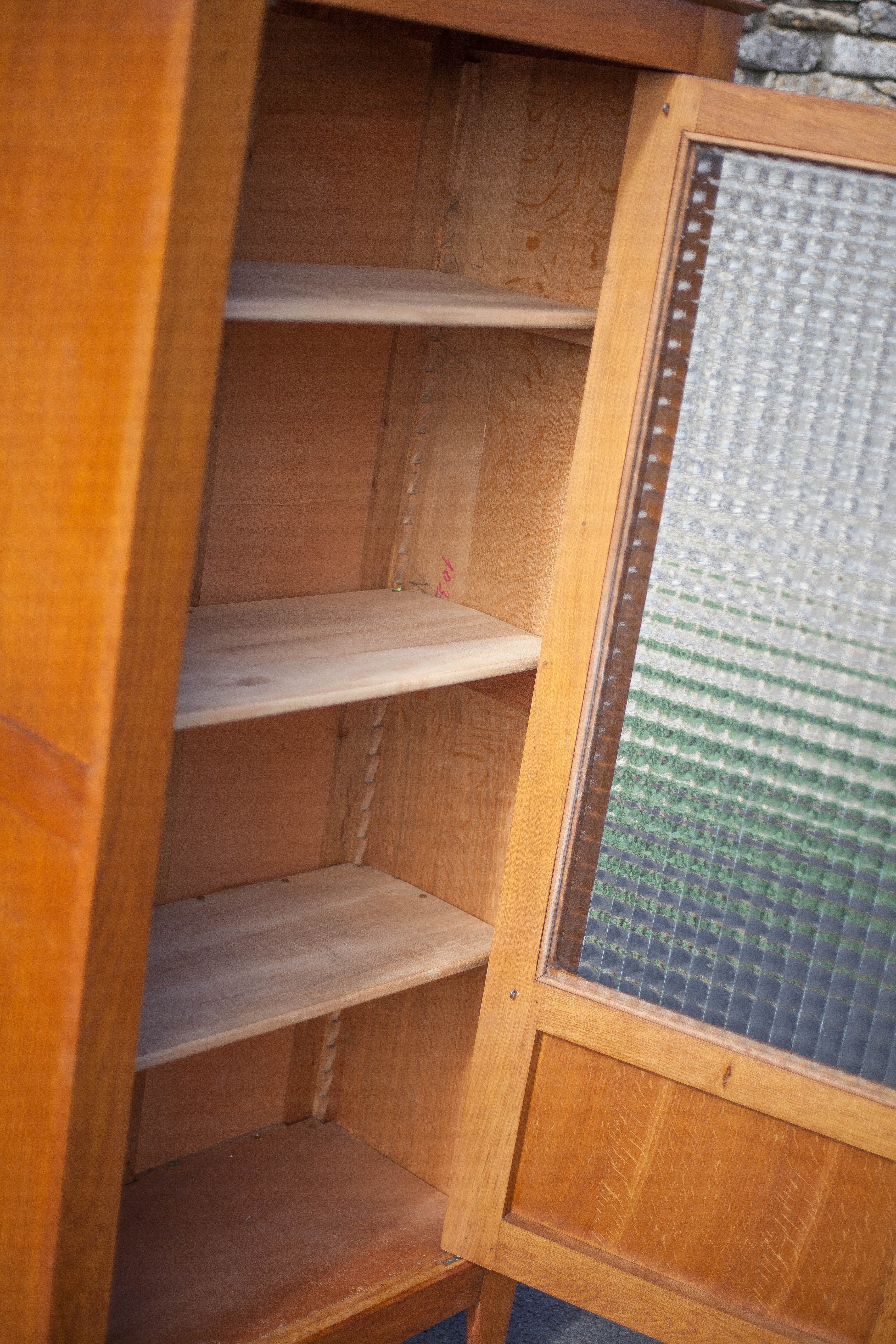 Hosiery, glazed school cabinet