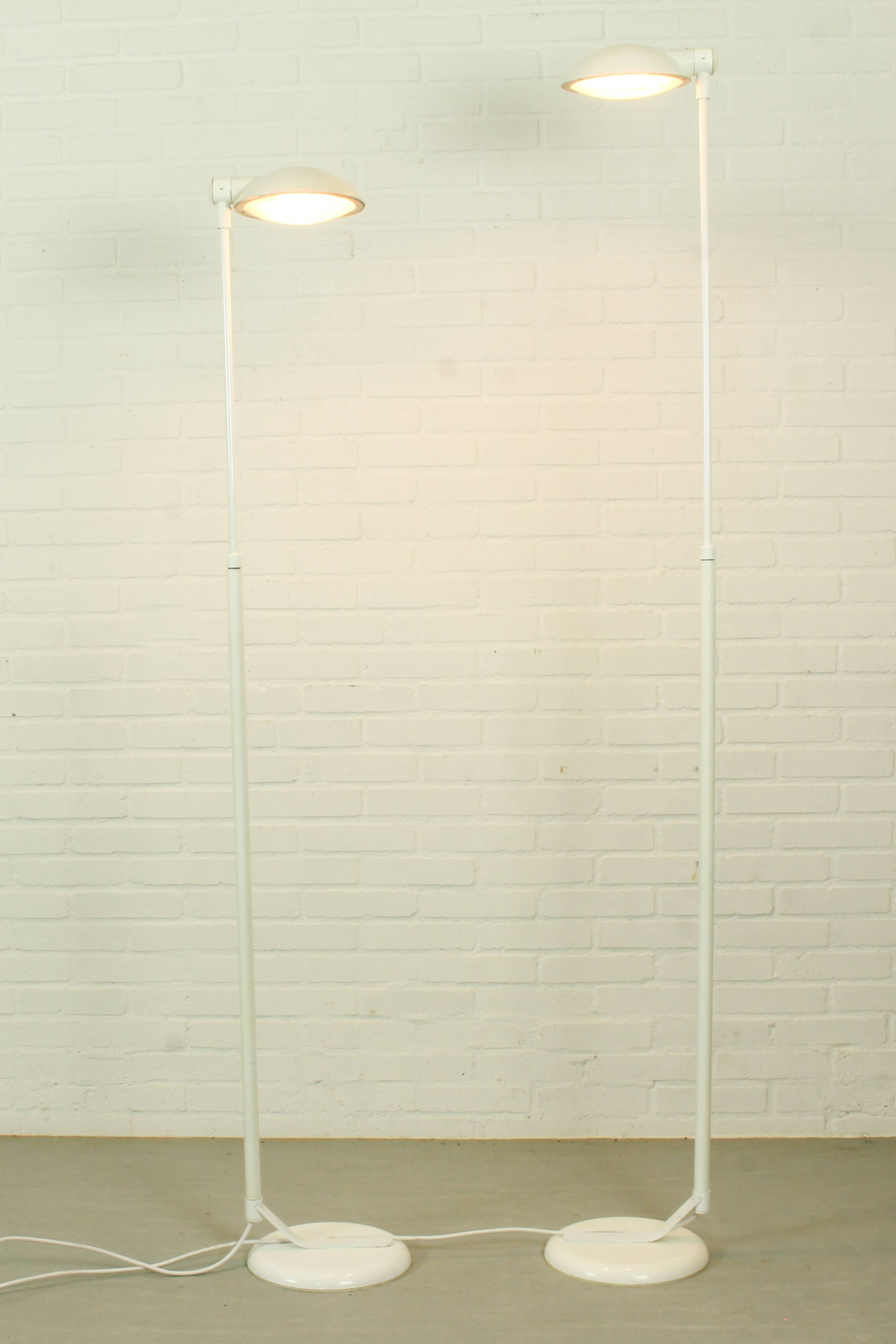 Mid-century Temde uplighter set of 2, Germany, 1960s