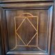 “Large regional 18th-century walnut inlaid wardrobe”