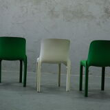 Dinning Chairs by Vico Magistretti for Artemide, set of 3, Italy 1970's