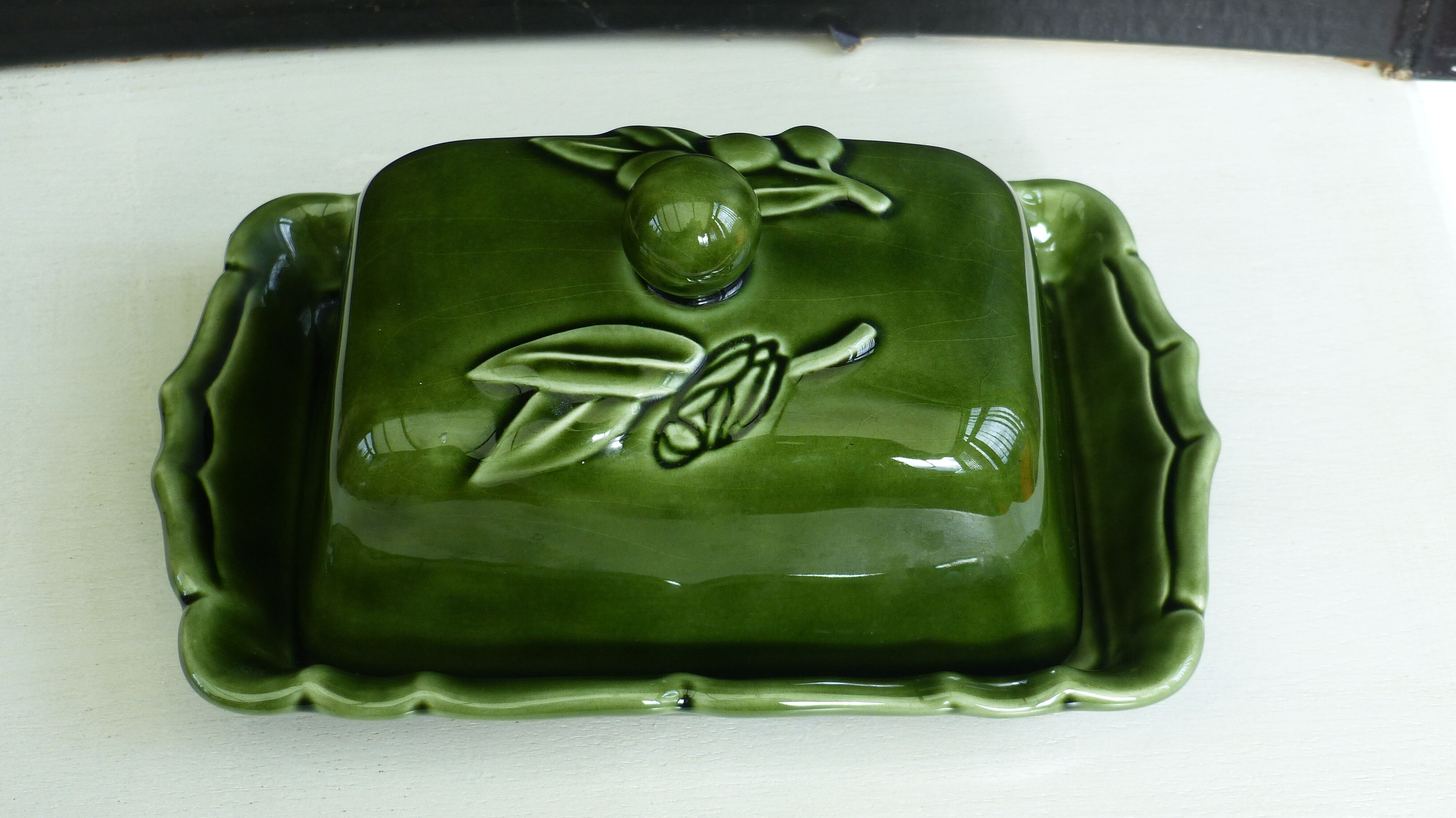 porcelain butter maker