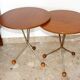 Guéridons Scandinave Vintage Albert Larsson Édition Alberts Tibro 1950 1960