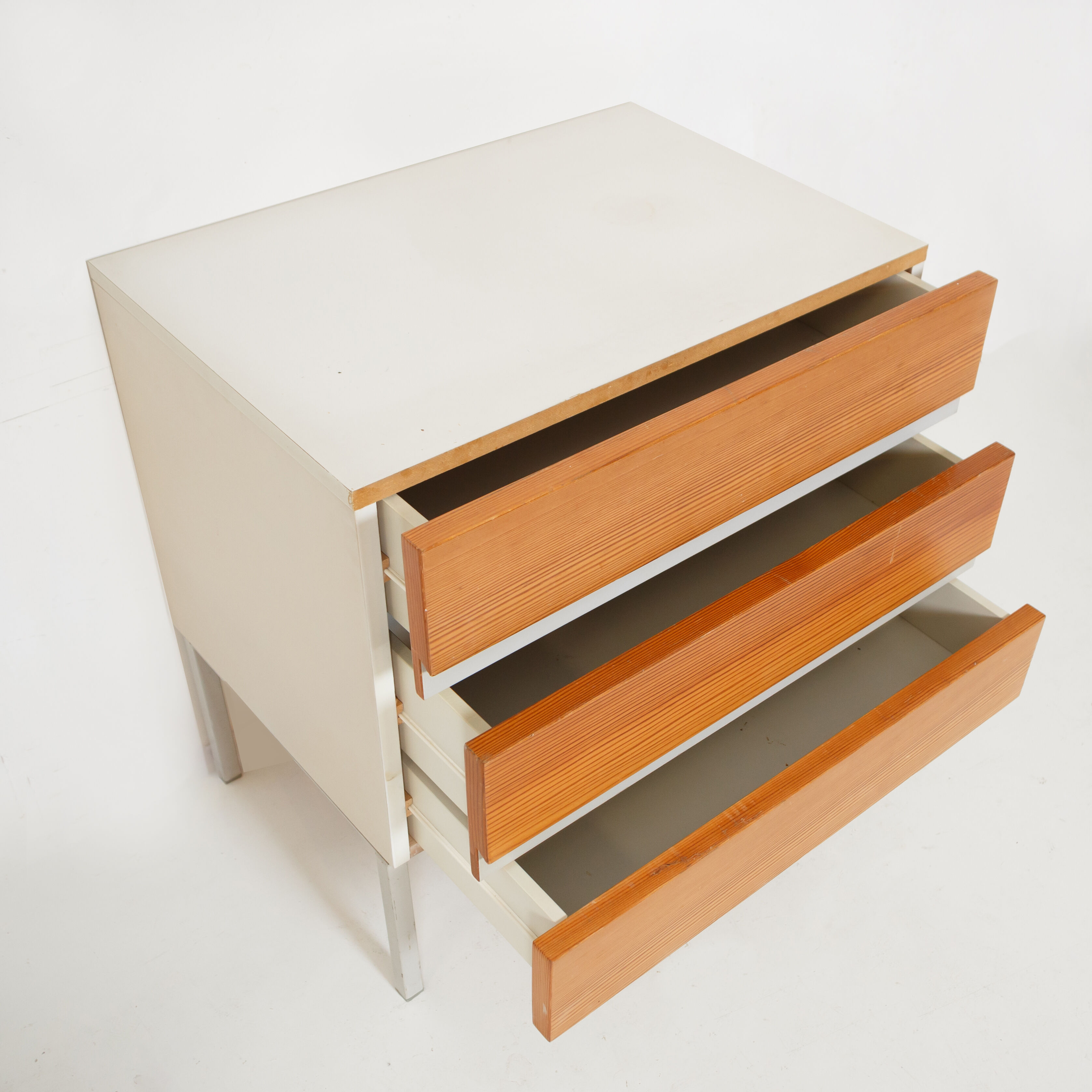Vintage Interlübke set in light teak and white melamine