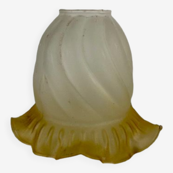 "Vintage" frosted glass lampshade for lamp