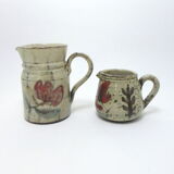 Pitchers Gustave Raynaud Mulberry Vallauris 1960