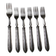 Antique Mappin & Webb silver plated dessert or dessert forks