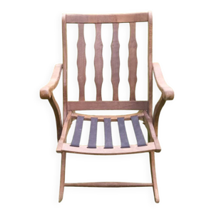 Fauteuil bois pliant