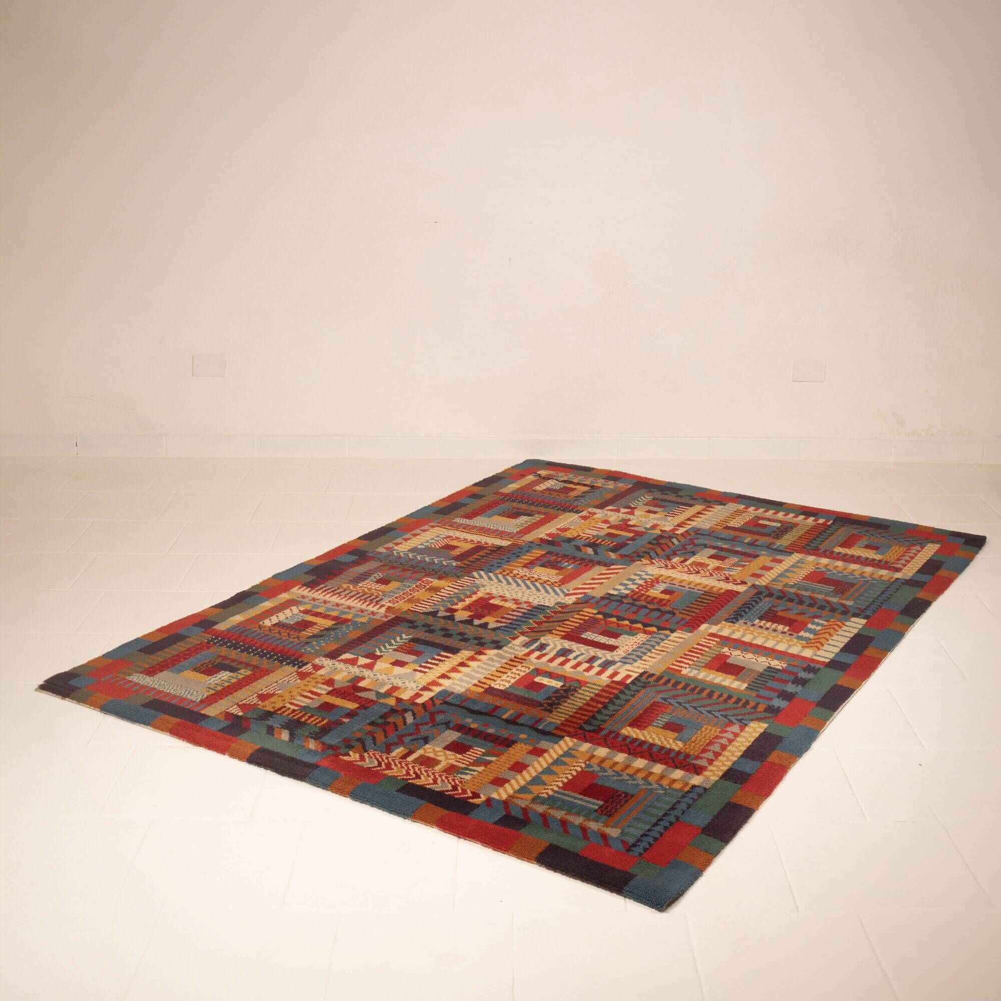 Orion T101 wool rug by Ottavio Missoni for Missoni, 1991