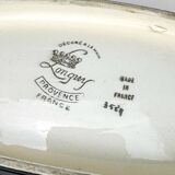Grande coupe lune Longwy modèle Provence années 50