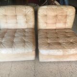 Heaters model DS11 in leather edition De Sède 1970 set of 2