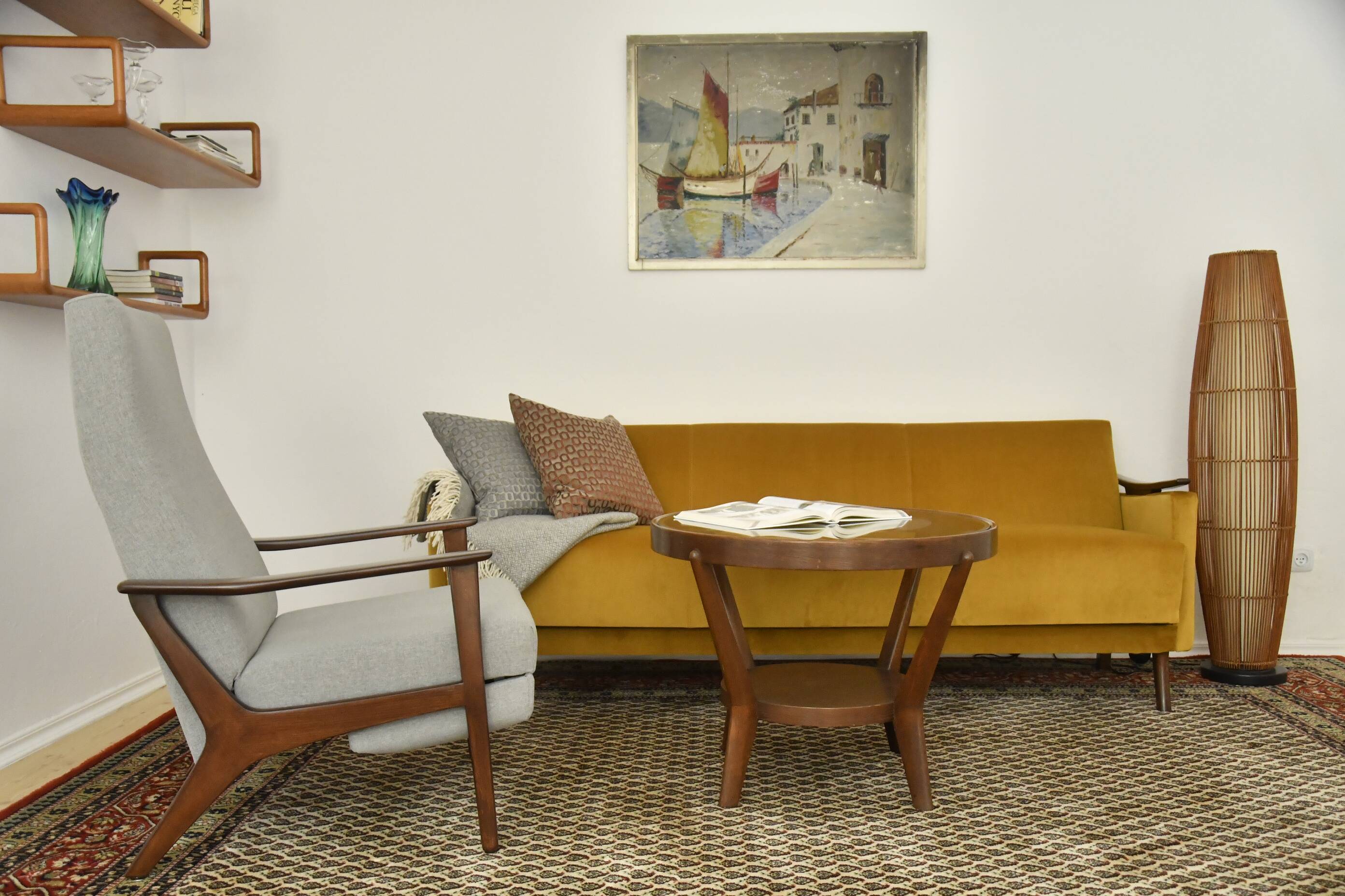 Folding Sofa in the Scandinavian style, 1960s