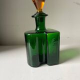 Holmegaard Dark Green Vintage with orange cap Decanter Danish