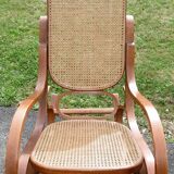 Rocking chair caned