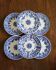 6 dessous de bouteille en porcelaine gien