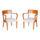 Art Deco Beech Armchairs attributed to Jindrich Halabala for Up Zavody, 1930s, Set of 2