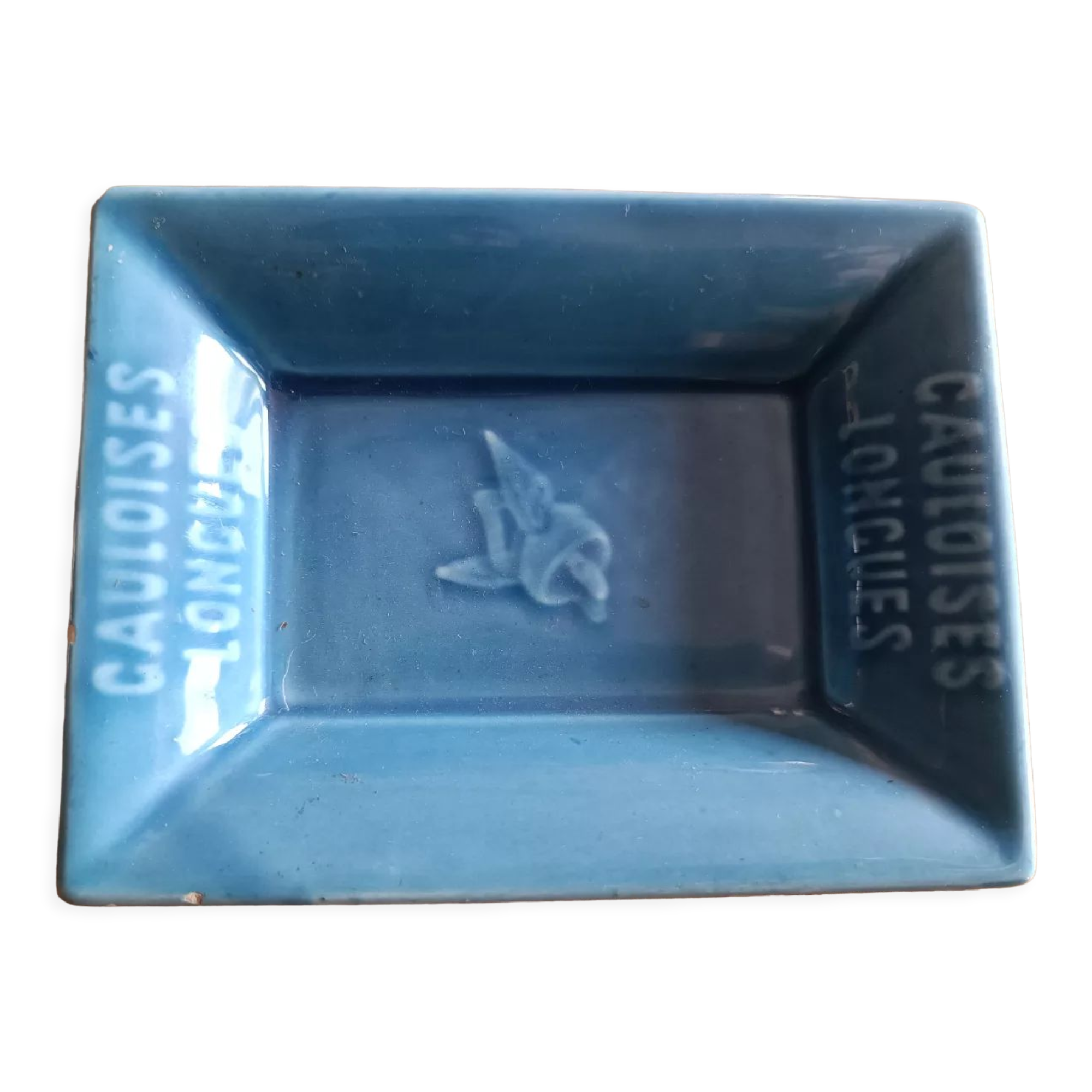 Ashtray Gien advertising long Gauloises