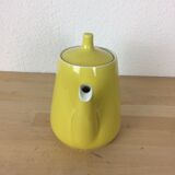 Yellow ceramic teapot, 1950s