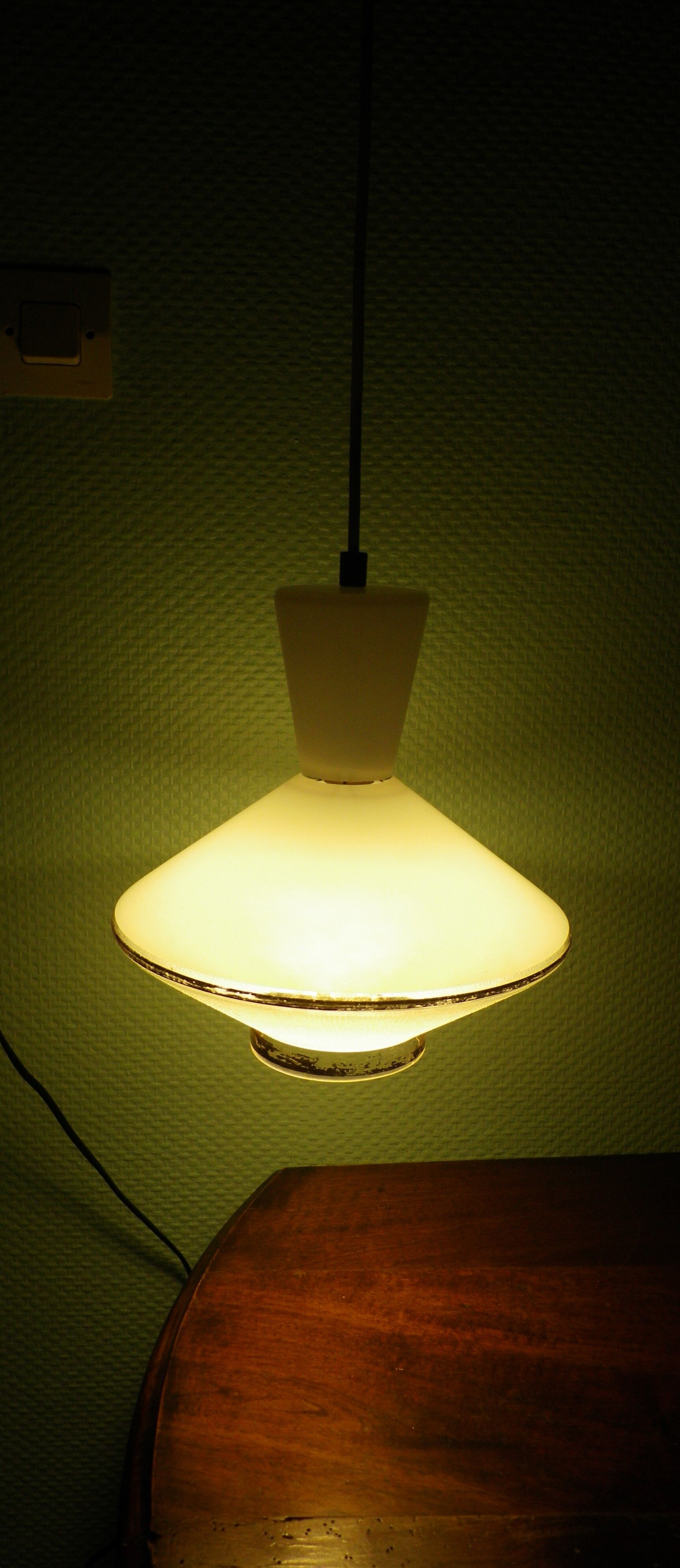 Vintage diabolo pendant lamp 1950/1960 Scandinavian design