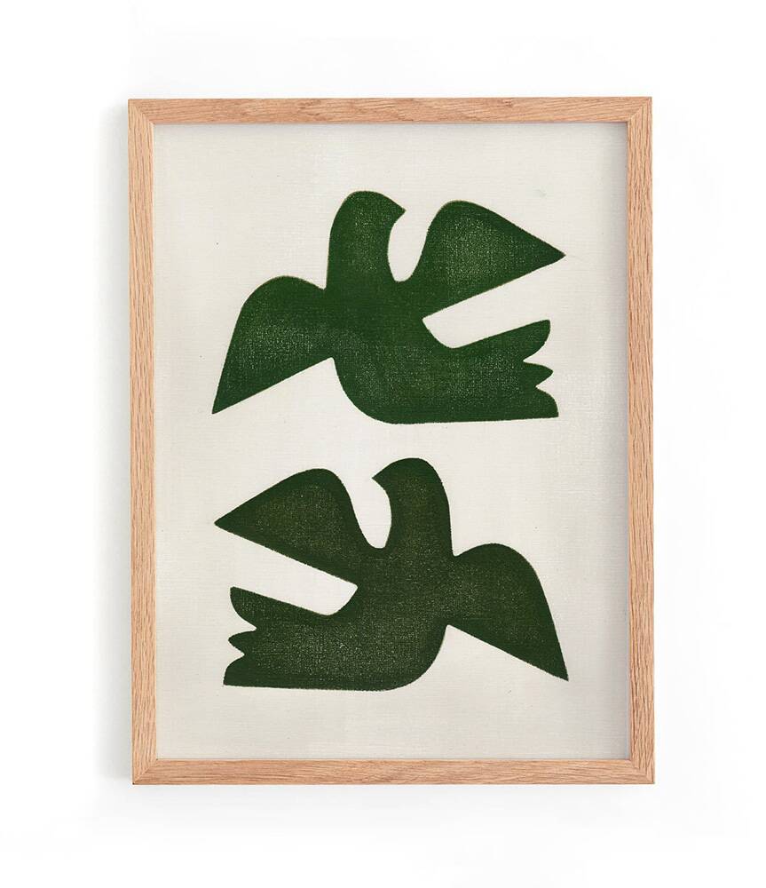 Peinture Birds 30x40cm signée eawy