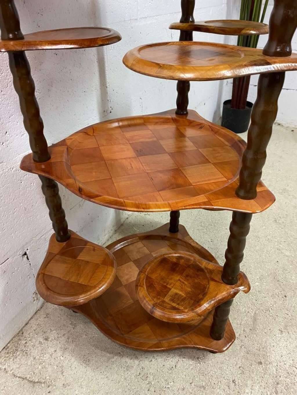 Vintage plant table / shelf / stand