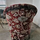 Velvet toad armchair