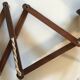Scandinavian teak scissor lamp