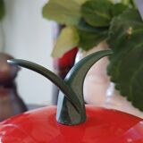 Enameled teapot