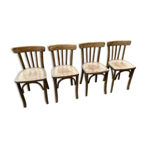 set de 4 chaises bistrot