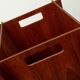 Scandinavian office trash teak 1960