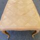 Large Louis XV dining table stripped in solid oak 1960 260cm