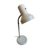 Lampe de bureau en métal blanc