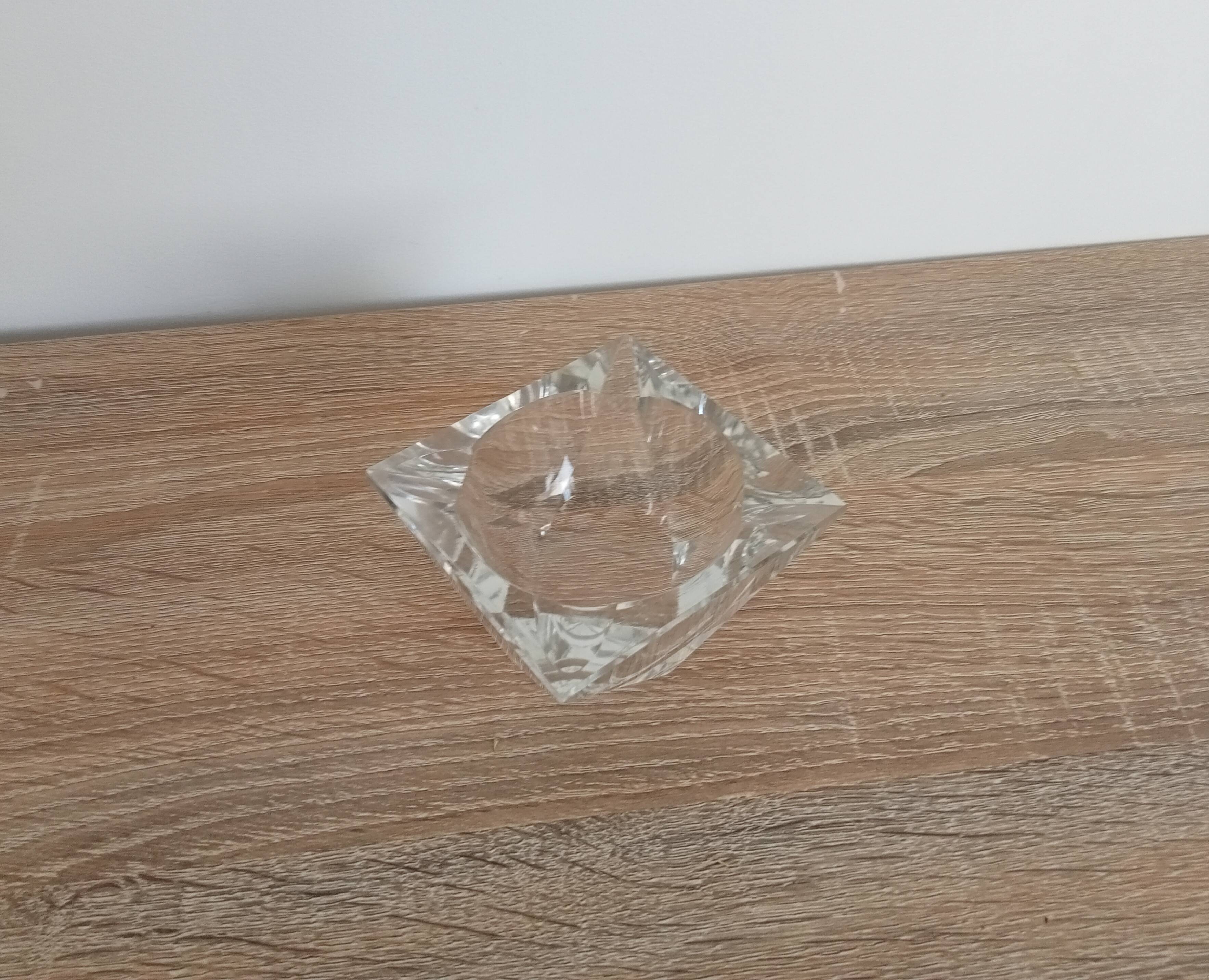 Vintage geometric ashtray