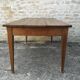 Oak farmhouse table two drawers