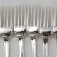 Christofle Atlas model, Art Deco, 12 dessert cutlery sets, 24 pieces, silver-plated metal.