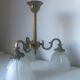 40/50 style brass chandelier