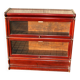 Mahogany glass-fronted bookcase THE GLOBE WERNICKE LONDON 1900, a piece of furniture