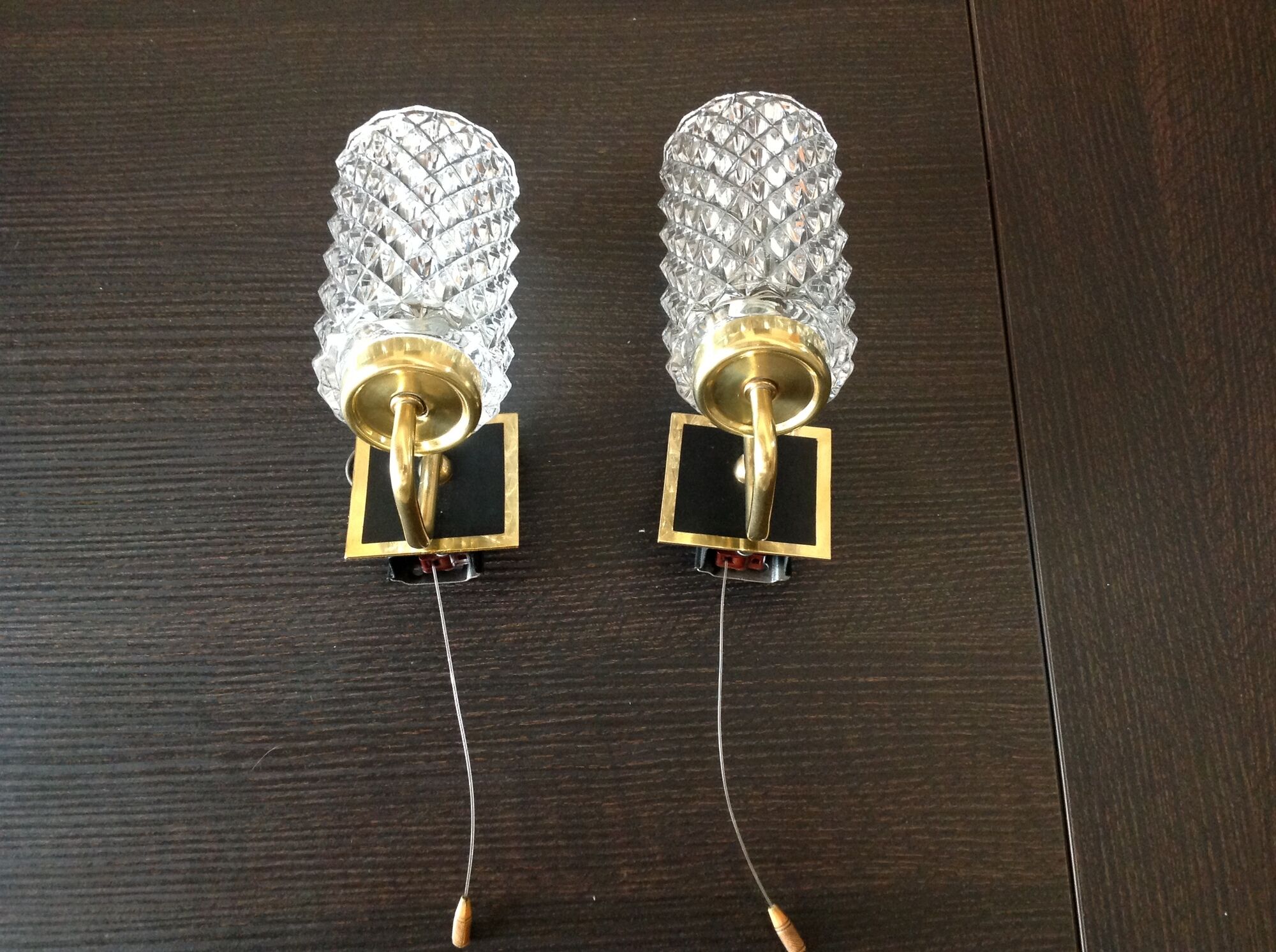 Pair of wall lights - 60s/70s