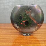 Blown glass vase signed by Robert Pierini
