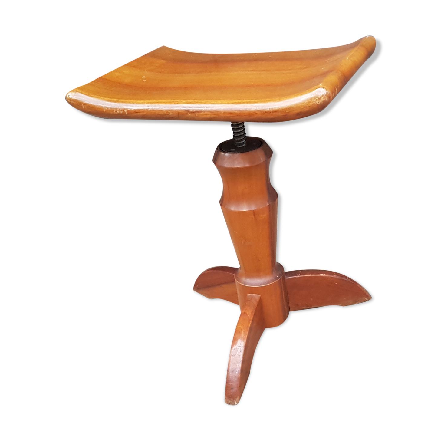 Piano stool to screw the 1950s Girsberger Switzerland