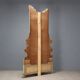 Antique neoclassical mirror in lacquered wood, 19th century