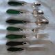 Cutlery set x8 Laure Japy silver-plated and wood