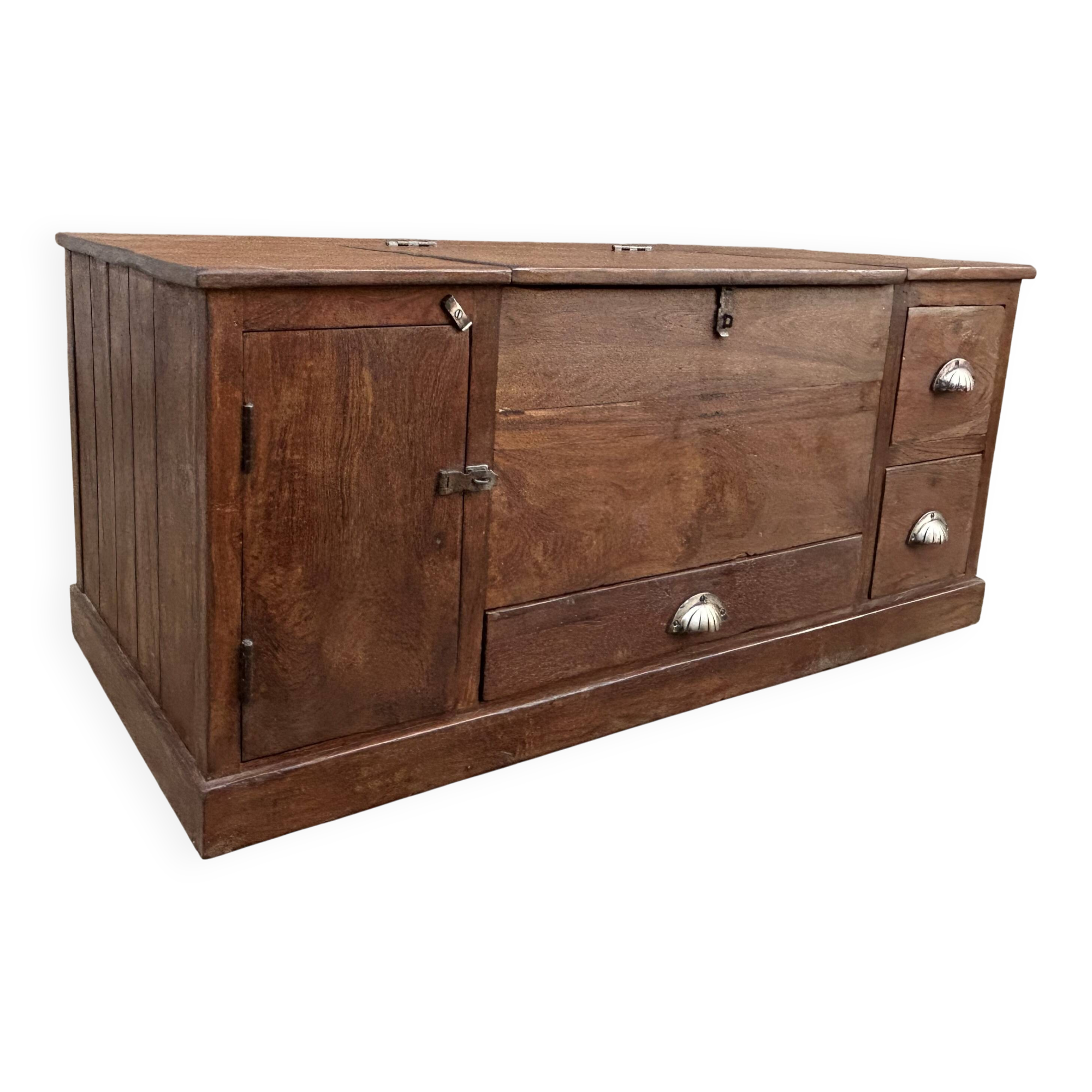 bench - teak safe from Burma