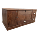 banc - coffre en teck birman